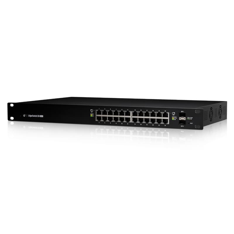UBNT ES-24-500W - UBNT EdgeSwitch 24 Port 500W PoE+ Layer3 Yönetilebilir Switch