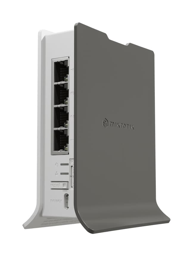 MikroTik hAP ax lite LTE6 Modem | LTE Cat 6 (Carrier Aggregation), 2.4 GHz Wi-Fi 6, 4× Gigabit, SOHO Router