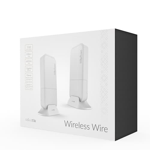 MikroTik Wireless Wire - RBwAPG-60adkit - 60 GHz 1 Gb/sn 200 MT PTP Link