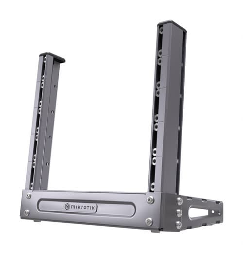 MikroTik SolidRACK 5 mini | 10 inch 5U Masaüstü Rack, Ayarlanabilir Açı ve Masa Altı Montaj