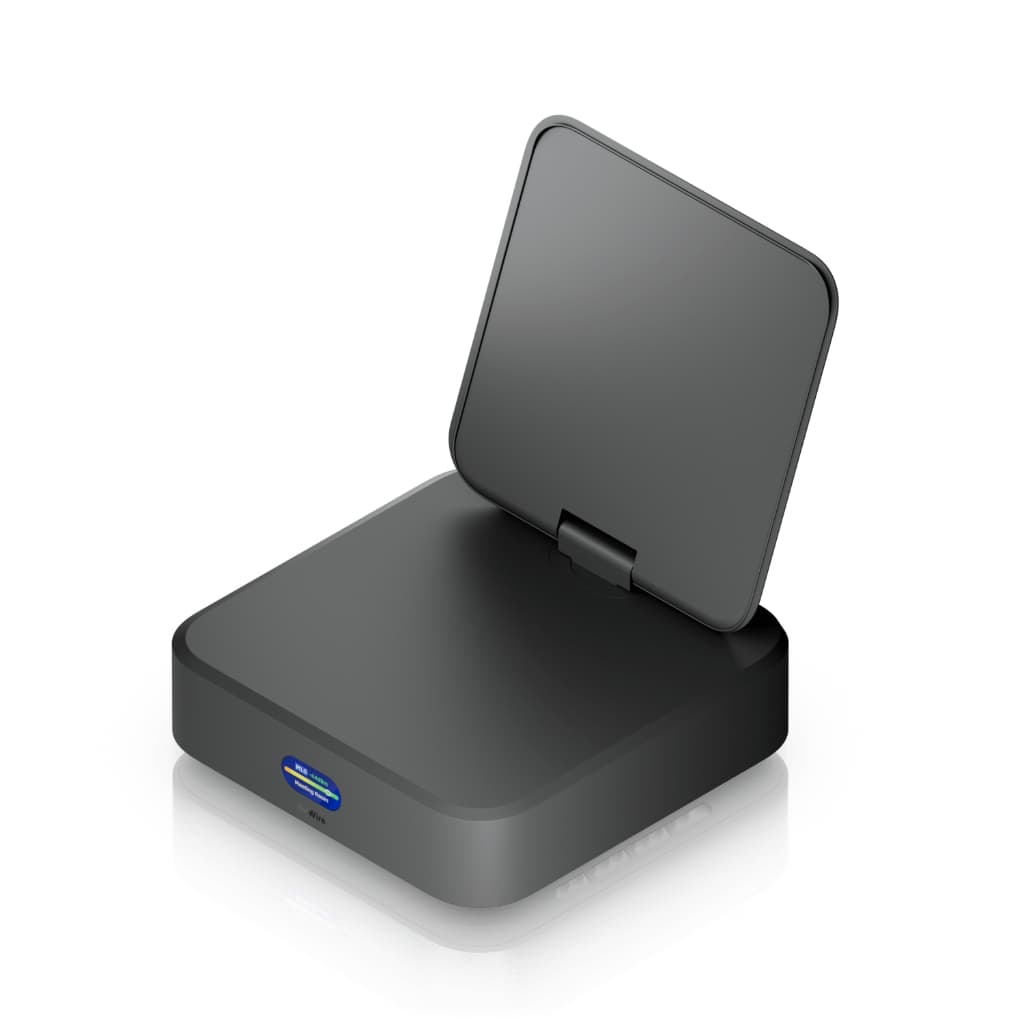 UBNT UniFi AirWire (U-AirWire) – WiFi 7 STR MLO USB-C Alıcı Adaptör | 5 GbE (USB 3.2 Gen2), 4× Spatial Stream, Spektrum Analizi, 0.96” Ekran