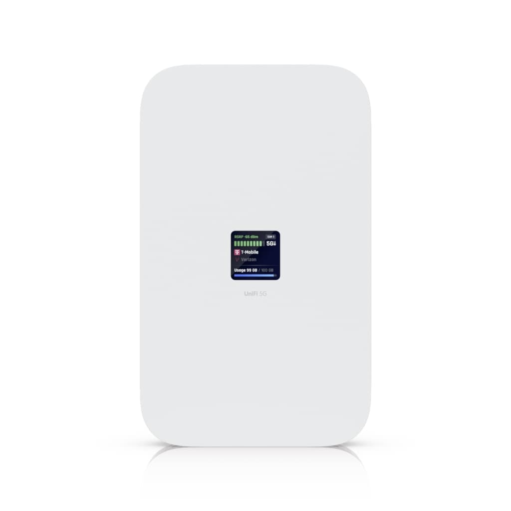 UBNT UniFi 5G Max (U5G-Max) | 3.4 Gbps 5G, Çift SIM/eSIM UniFi Modem