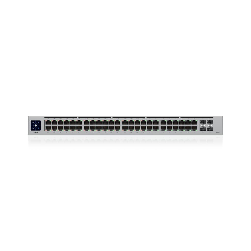 UBNT UniFi Standard 48 PoE (USW-48-POE) | 48 Portlu 195W PoE+ UniFi Switch