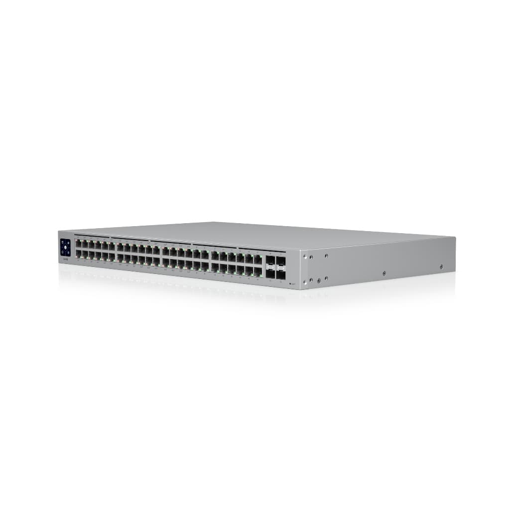 UBNT UniFi Standard 48 PoE (USW-48-POE) | 48 Portlu 195W PoE+ UniFi Switch