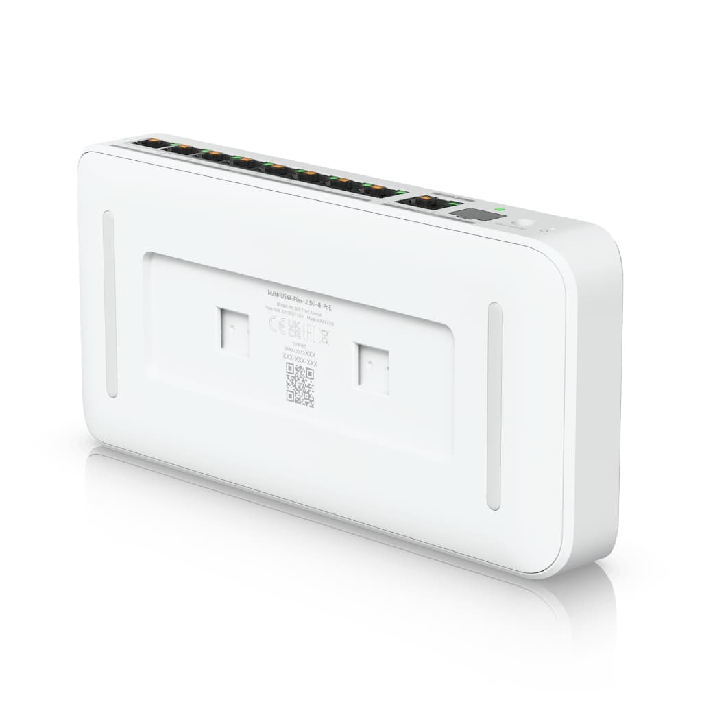 UBNT UniFi Flex 2.5G PoE (USW-Flex-2.5G-8-PoE)  | 8 Port 2.5GbE PoE++, 10G Combo Uplink Switch