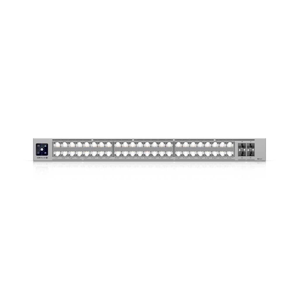 UBNT UniFi Pro XG 48 PoE (USW-Pro-XG-48-PoE) – 48 Port 10G/2.5G PoE+++ Layer 3 Switch, 25G SFP28 Uplink ve 1.080W PoE