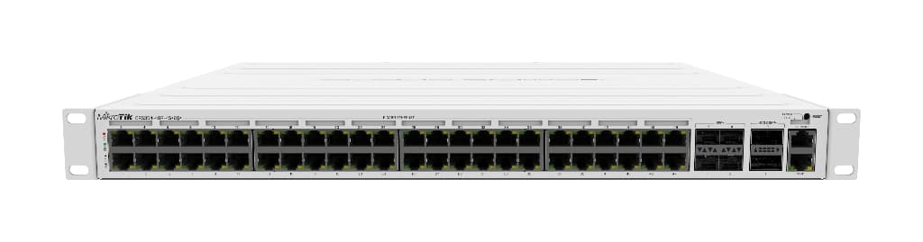 MikroTik CRS354-48P-4S+2Q+RM - 48 Port PoE-PoE+ 4 Port 10G SFP+ 2 Port 40G SFP Yönetilebilir Switch