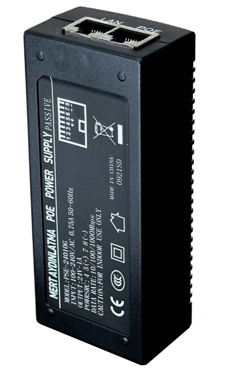 AirBridge 48V 1A Gigabit PoE Adaptör