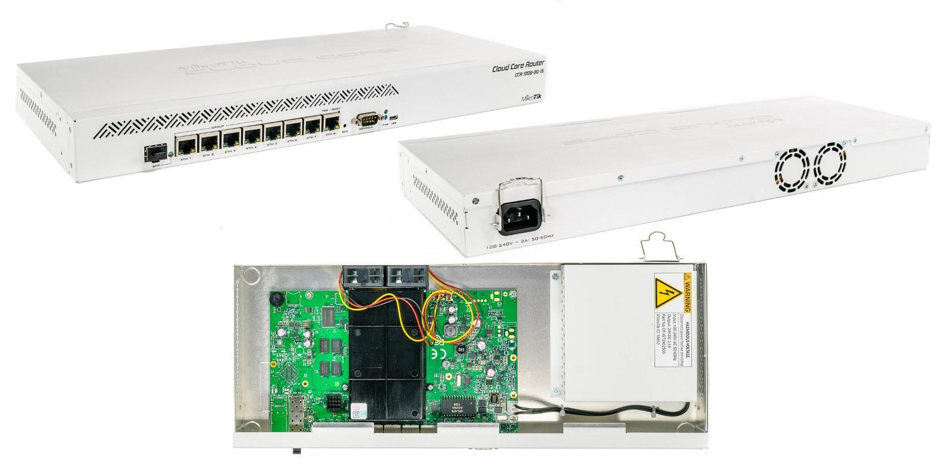 MikroTik CCR1009-8G-1S 8 Port 1 SFP Firewall Router