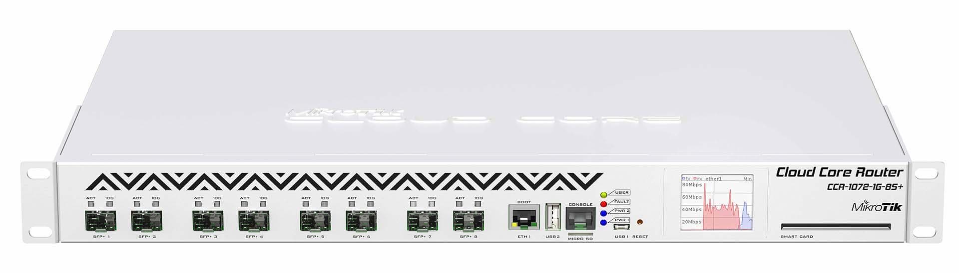 MikroTik CCR1072-1G-8S+ MikroTik CloudCoreRouter 1072 Router Firewall