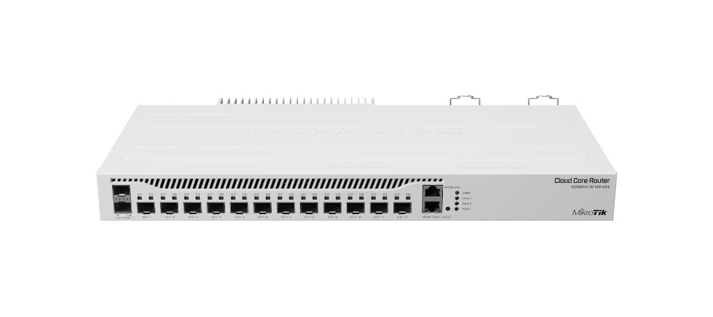MikroTik CCR2004-1G-12S+2XS - 12× 10G SFP+ ve 2× 25G SFP28 Firewall Router