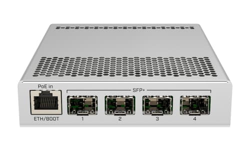 MikroTik CRS305-1G-4S+IN 4× SFP+ 10 GbE, masaüstü 10G switch
