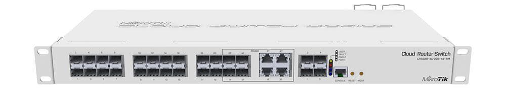 MikroTik CRS328-4C-20S-4S+RM 24 Port SFP yönetilebilir Omurga Switch