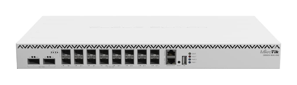 MikroTik CRS518-16XS-2XQ 16× 25G + 2× 100G, 1.2 Tbps, L3 HW Offload, Kurumsal 100G Switch
