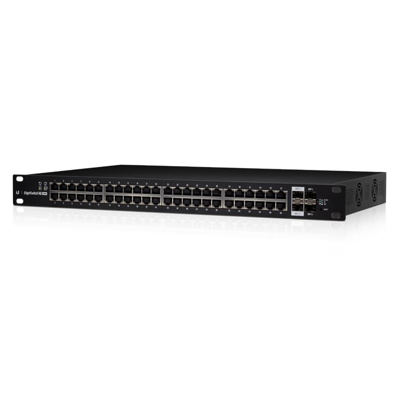 UBNT ES-48-750W - UBNT EdgeSwitch 48 Port 750W PoE+ Layer3 Yönetilebilir Switch