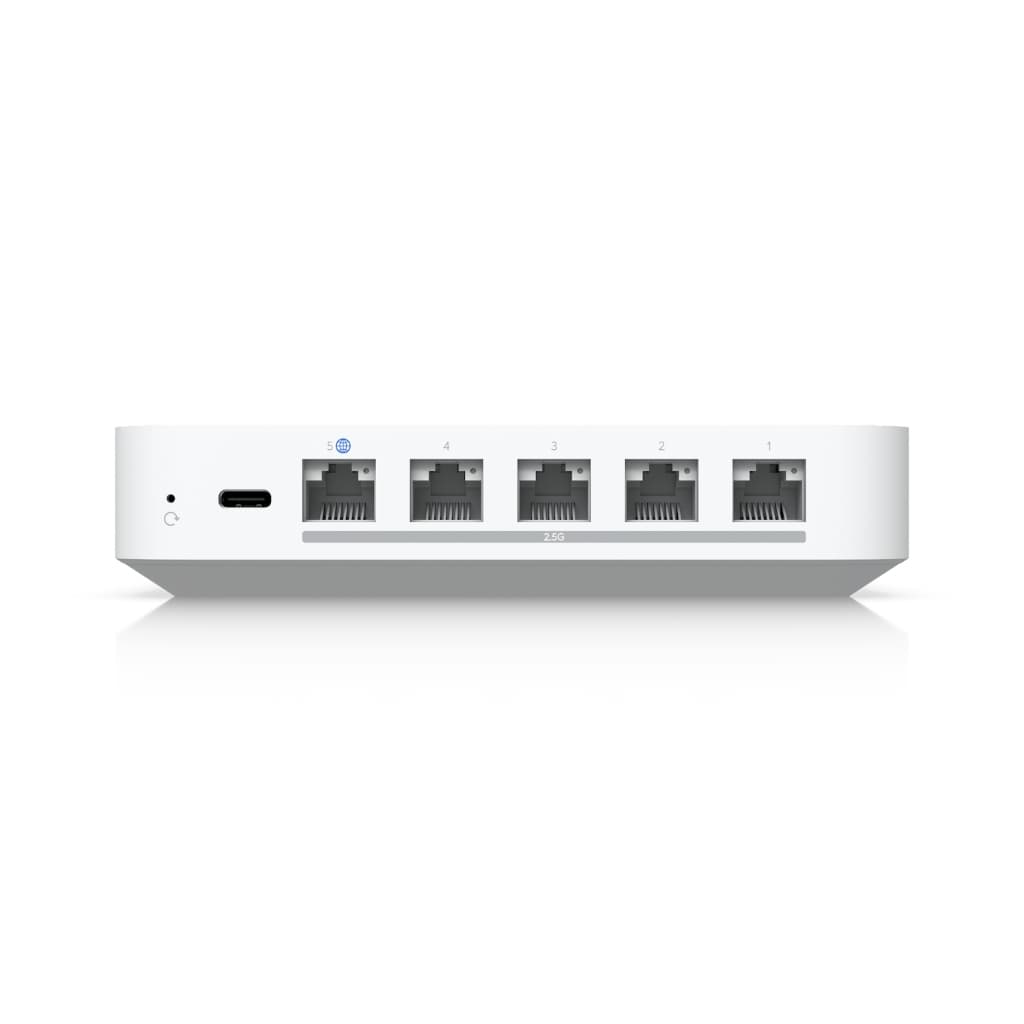 UBNT UniFi Cloud Gateway Max (UCG-Max) – 2.5G Çoklu-WAN Cloud Gateway | 2.3 Gbps IDS/IPS, 30+ UniFi Cihaz, NVMe NVR