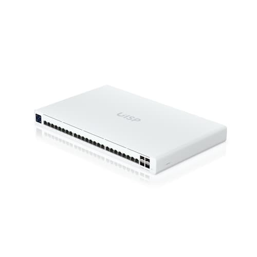 UBNT UISP Switch Pro (UISP-S-Pro) – 16 Port 27V Pasif PoE, 4× 10G SFP+ ve 220W Güç Bütçeli Profesyonel WISP Switch