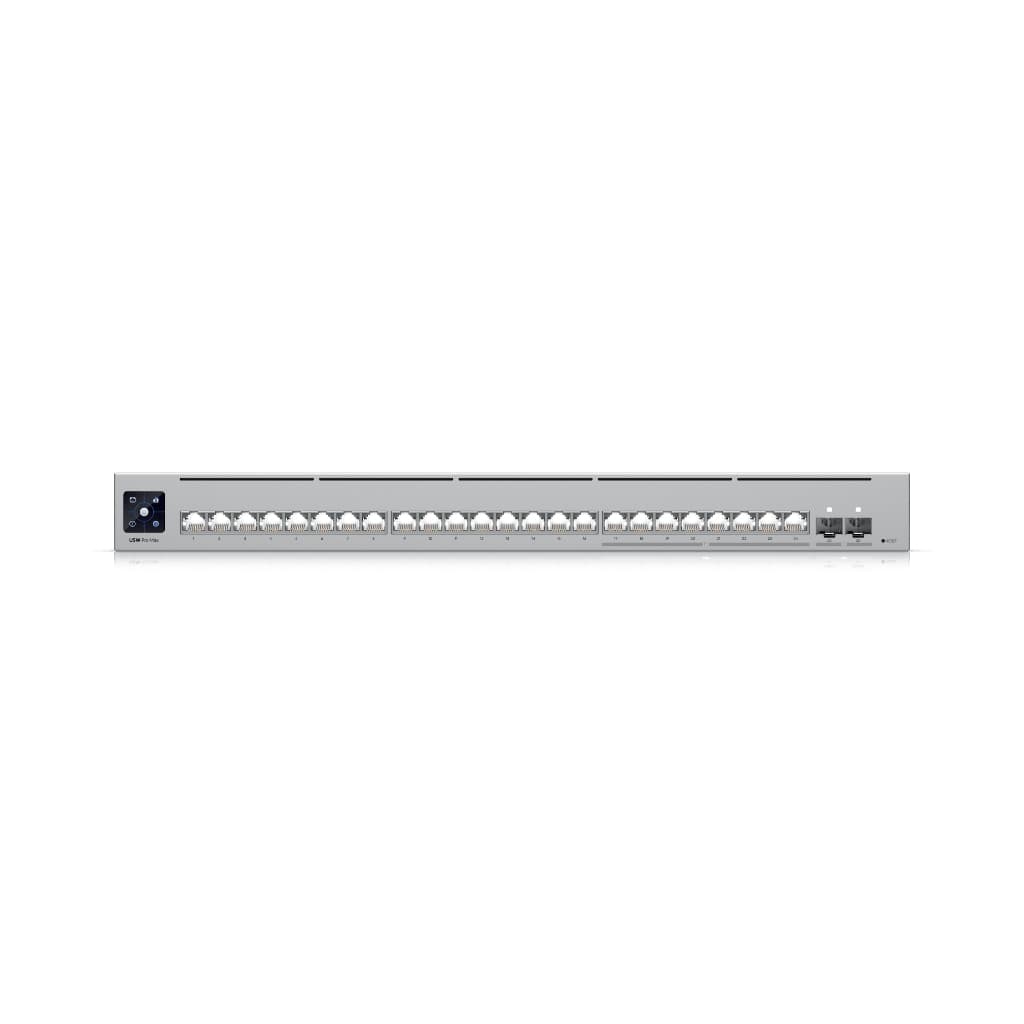 UBNT UniFi Switch Pro Max 24 (USW-Pro-Max-24) | Etherlighting™, 2.5GbE, 10G SFP+ Layer 3 Switch
