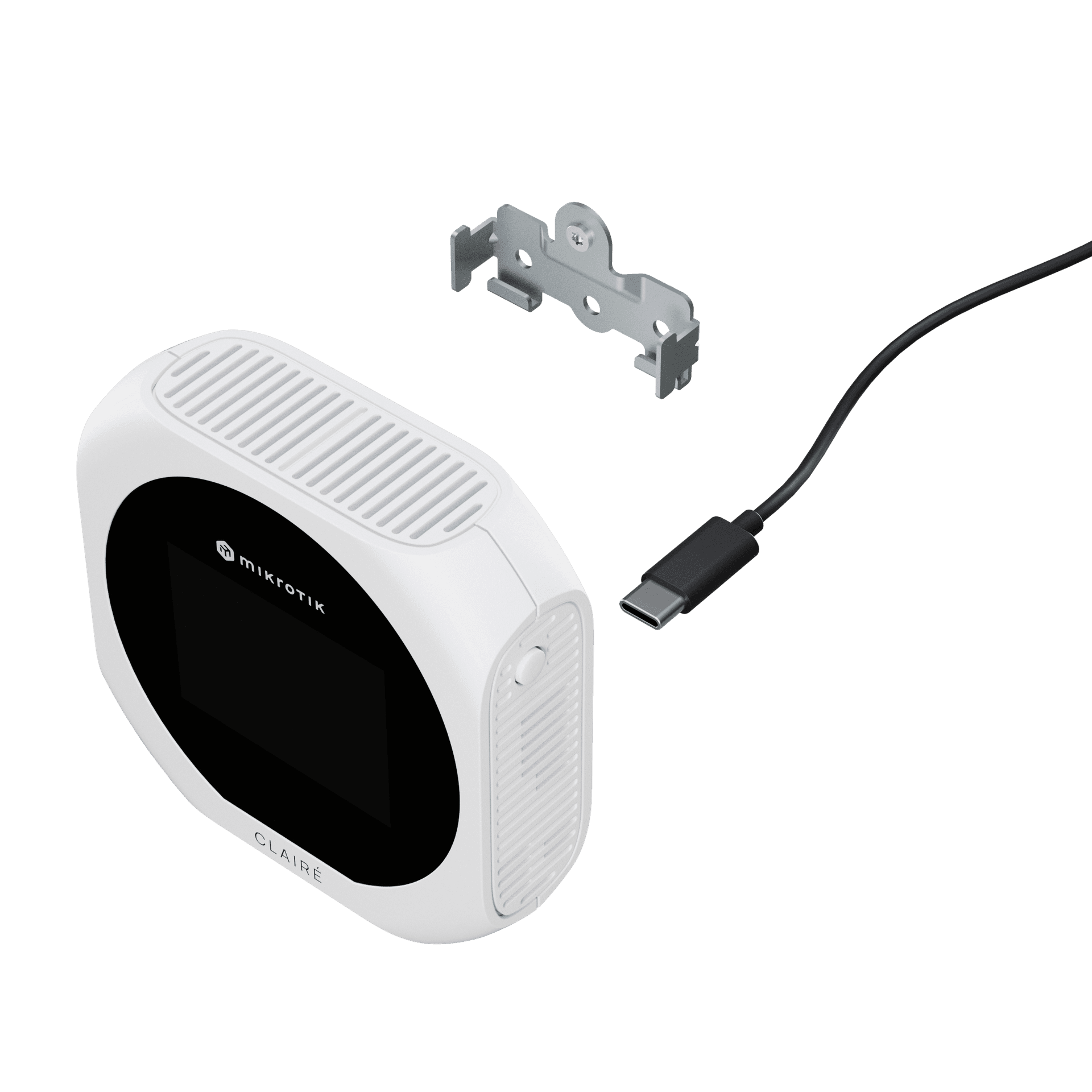 MikroTik CLAIRÉ Lite IAQM-THC2V-W Akıllı Hava Kalitesi Sensörü | CO₂, VOC, Sıcaklık, Nem ve Matter over Thread