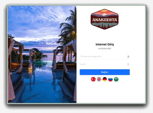 MikroTik, Grandstream, Ruijie Cloud ve UniFi Uyumlu Hotspot Otel Otomasyon (PMS) Entegrasyon Modülü