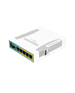 Mikrotik hEX PoE MikroTik RB960PGS - MikroTik hEX PoE 4 Port PoE Gigabit PoE Firewall Router Switch 