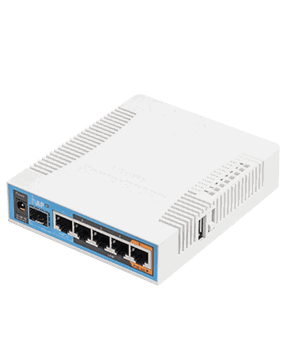 Mikrotik hAP AC MikroTik RB962UiGS-5HacT2HnT - MikroTik hAP AC 5 Port 1 SFP Gigabit Acces point  Router