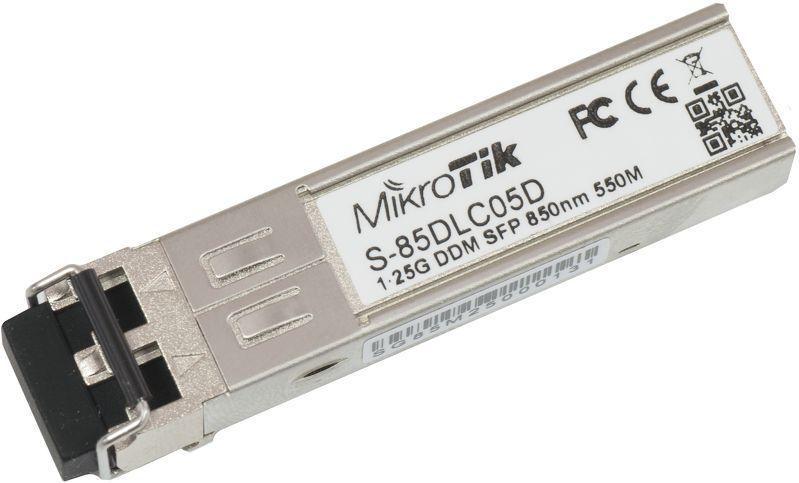 Mikrotik MikroTik S-85DLC05D — 1.25G 850nm Multi Mode SFP Modül • 550 m • Dual LC • DDM Destekli