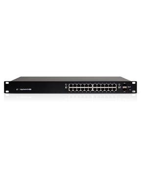 UBNT EdgeSwitch 24 250W UBNT ES-24-250W - UBNT EdgeSwitch 24 Port 250W PoE+ Layer3 Yönetilebilir Switch
